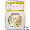 1926 Peace Silver Dollar PGA MS65