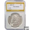 1884-CC Morgan Silver Dollar PGA MS65