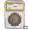 1890-O Morgan Silver Dollar PGA MS65 Toned