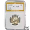 1938-S Washington Quarter PGA MS67