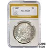 1887 Morgan Silver Dollar PGA MS65