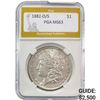 1882-O/S Morgan Silver Dollar PGA MS63