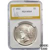 Image 1 : 1922 Peace Silver Dollar PGA MS64