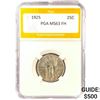 Image 1 : 1925 Standing Liberty Quarter PGA MS63 FH