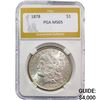 Image 1 : 1878 Morgan Silver Dollar PGA MS65