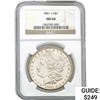 Image 1 : 1881-S Morgan Silver Dollar NGC MS64  MS64