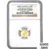 Image 1 : 2009P Gold Australia G$5 1/20th oz NGC PF69