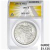 1887 Morgan Silver Dollar ANACS MS65