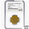 1861-65 OH Token S-55b-50Bb Sutler NGC VF25 Sullivan
