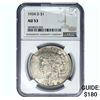 1934-D Silver Peace Dollar NGC AU53