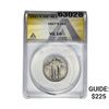 Image 1 : 1927-S Standing Liberty Quarter ANACS VG10