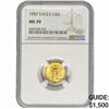 Image 1 : 1987 1/10oz $5 Gold Eagle NGC MS70