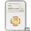 Image 1 : 1988-W .242oz Gold $5 Olympics NGC MS70