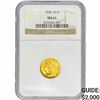 Image 1 : 1928 $2.50 Gold Quarter Eagle NGC MS61