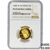 Image 1 : 1988-W .242oz Gold $5 Olympics NGC PF69 UC