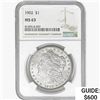 Image 1 : 1902 Morgan Silver Dollar NGC MS63
