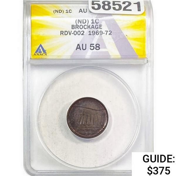 [1969-1972] Lincoln Memorial Cent  AU58