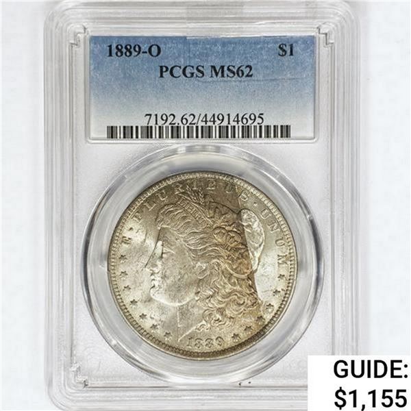 1889-O Morgan Silver Dollar PCGS MS62