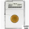 Image 1 : 1883 Shield Nickel ANACS MS62