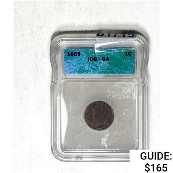 1869 Indian Head Cent  G4