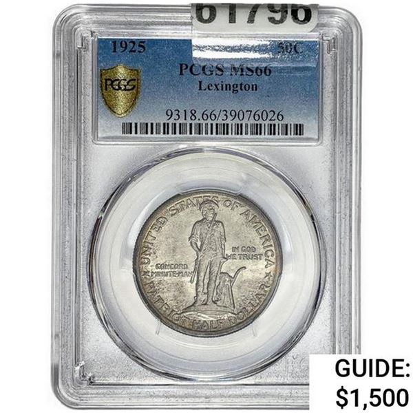 1925 Patriot Half Dollar Lexington-Concord  MS66