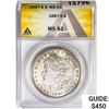 1887-S Silver Peace Dollar ANACS MS61