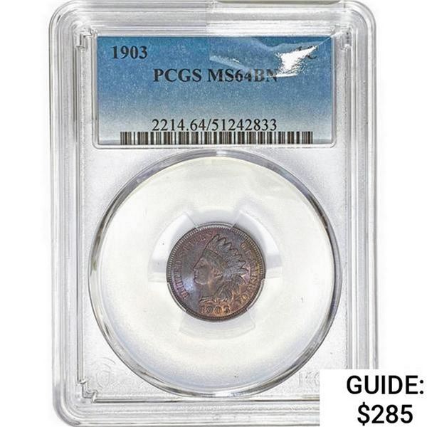 1903 Indian Head Cent PCGS MS64