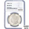 1884-O Morgan Silver Dollar  MS60 PL