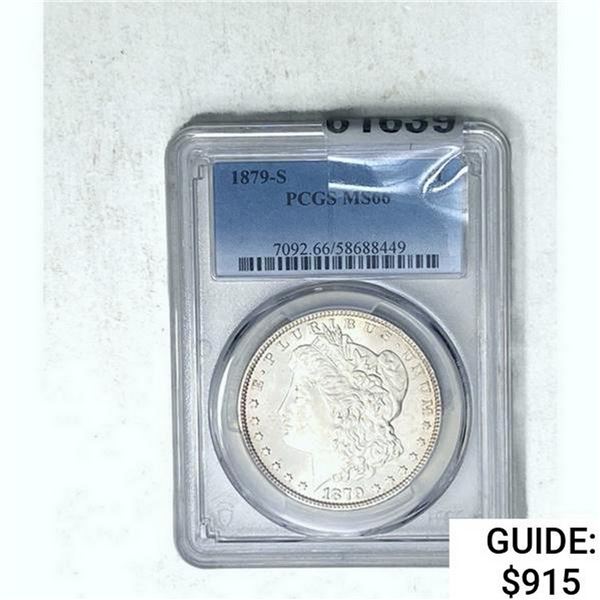1879-S Morgan Silver Dollar  MS66