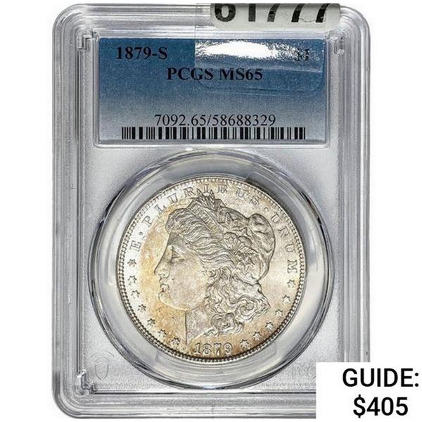 1879-S Morgan Silver Dollar  MS65