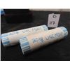 Image 1 : 2 Rolls Canadian Nickels 2018 Uncirculated
