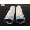 Image 2 : 2 Rolls Canadian Nickels 2018 Uncirculated