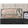 Image 1 : Canadian 1954 100 Dollar Bill "Devils Face" Crisp 