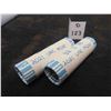 Image 1 : 2 Rolls Canadian 2021 Nickels Uncirculated