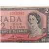 Image 2 : 2 Canadian 1954 2 Dollar Bills