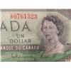 Image 2 : 2 Canadian 1967 1 Dollar Bills 