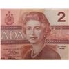 Image 2 : 3 Canadian Bills Crisp 2 1973 1 Dollar and 1 1986 2 Dollar