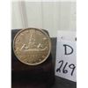 Image 1 : Canadian 1957 1 Dollar Silver Coin