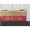 Image 1 : Box of Canadian Pennies $25 Worth 