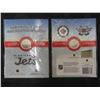 Image 2 : 5 Canadain 2011/2012 WPG Jets Commemorative 50 Cent Coin