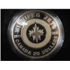 Image 2 : Canadian 2011-2012 20 Dollar WPG Jets Silver Coin