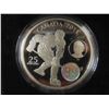 Image 2 : Canadian 2011 25 Dollar Wayne and Walter Gretzky Silver Coin