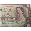 Image 2 : 4 Uncirculated 1967 Canada $1 Bills