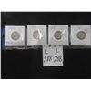 Image 1 : 1926,28,29,31 Canadian Pennies