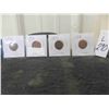 Image 1 : 1935,36,37,38 Canadian Pennies