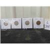 Image 1 : 4 Canadian Tombac Nickels 1922,28,36,43