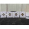 Image 1 : 4 Canadian Tombac Nickels 1929,27,31,43