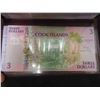 Image 4 : Fiji and Cook Islands Currency 2 3 Dollar Bill and Booklets