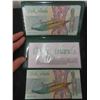 Image 6 : Fiji and Cook Islands Currency 2 3 Dollar Bill and Booklets