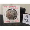 Image 1 : 1978 Sterling one Crown 28.7 Grams Coronation Elizabeth